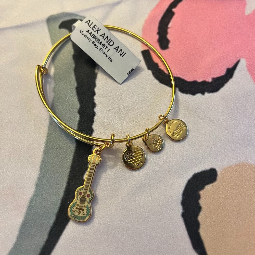 Alex and Ani Disney Pixar Coco Guitar Bracelet